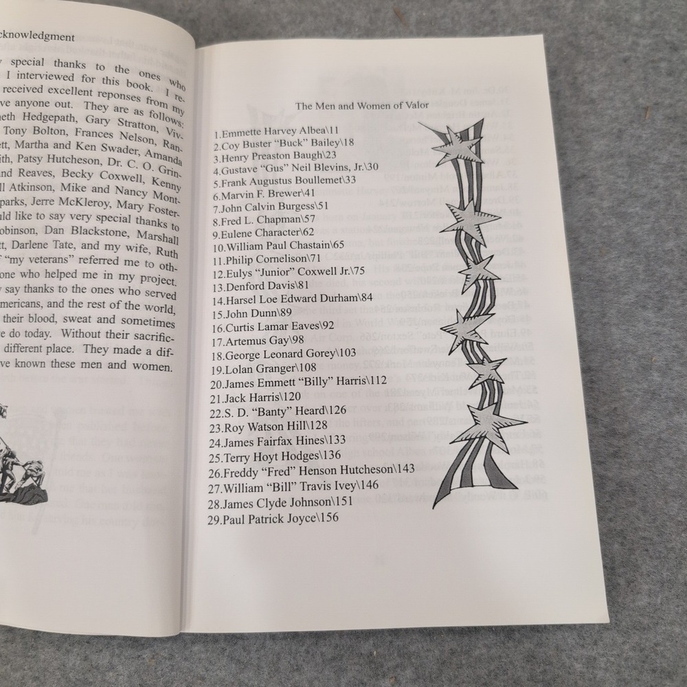 Men and Women Who Served With Valor Memories of WWII Danny J McCarty 2010 Book - Picture 4 of 5
